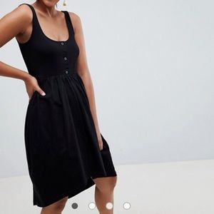 ASOS simple black dress